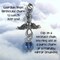 Guardian Angel Infinity Birthstone Charm Clip on Key Ring Charm Necklace Charm Purse Clip product 2